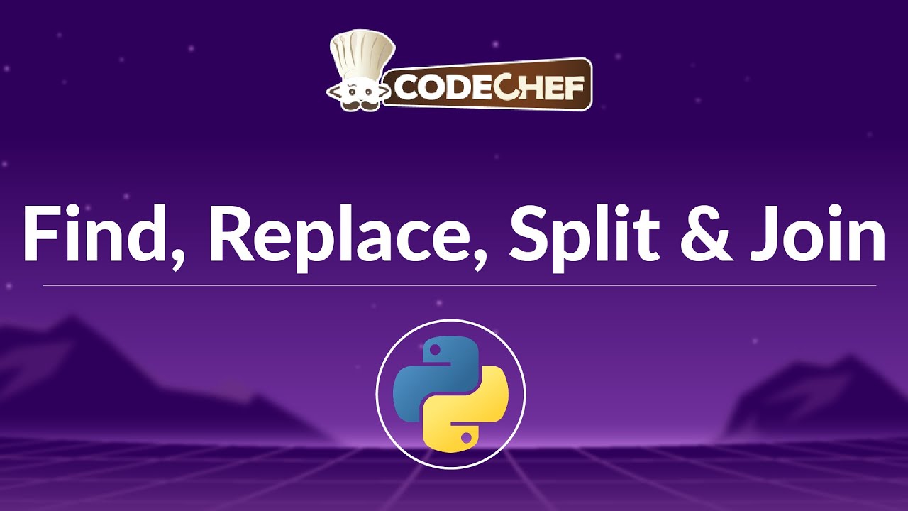 Python String Methods | find, replace, split, join & more - YouTube