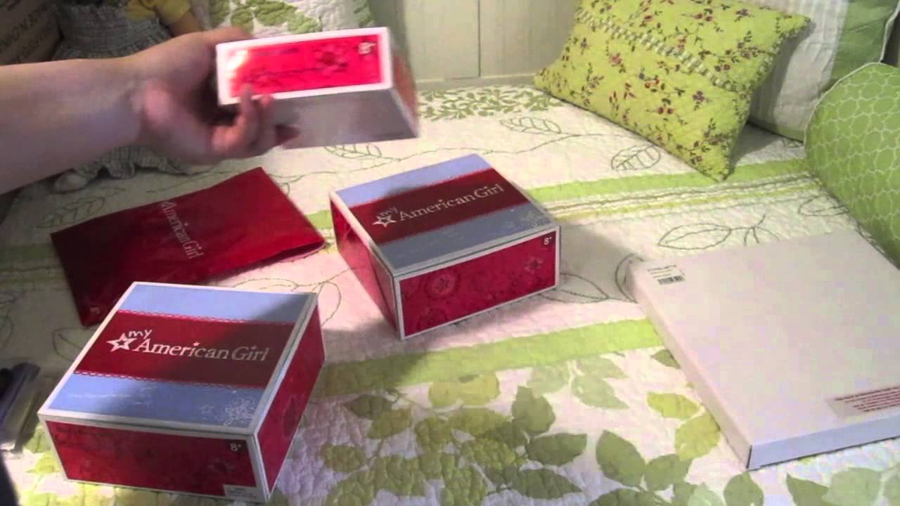 Opening American Girl Cyber Monday Box 2012 YouTube
