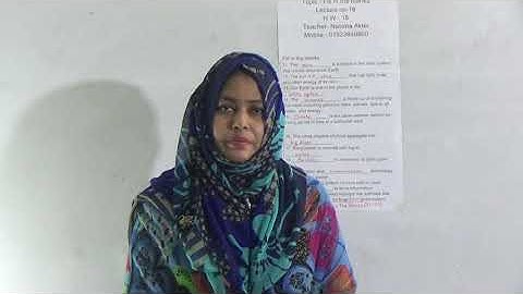 Class: Four, Subject: Elementary Science (Lecture: 16, H.W: 15), Topic: Fill in the blanks