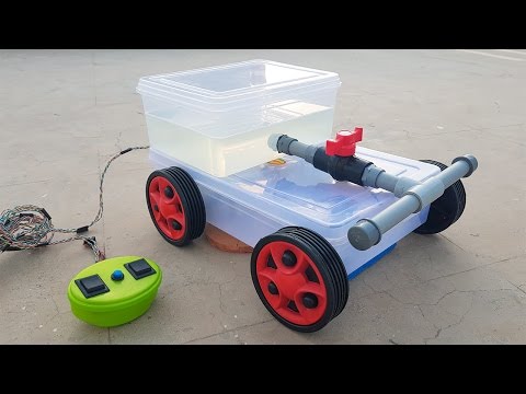 How to Make a Floor Cleaning Machine - Remote