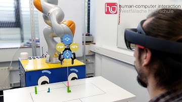 Visual Cues - A prototype for hands-free AR-based robot control