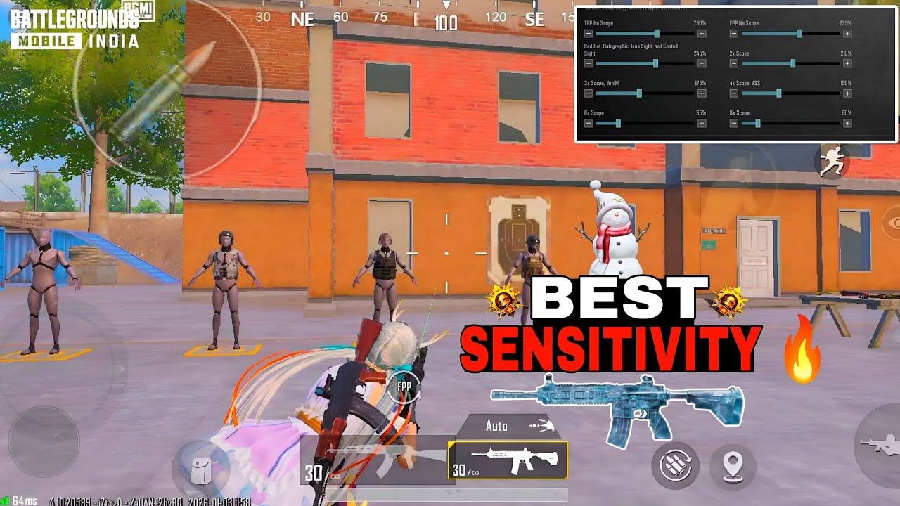 BGMI Best Sensitivity 🔥 | All Devices Support | TDM + Classic 