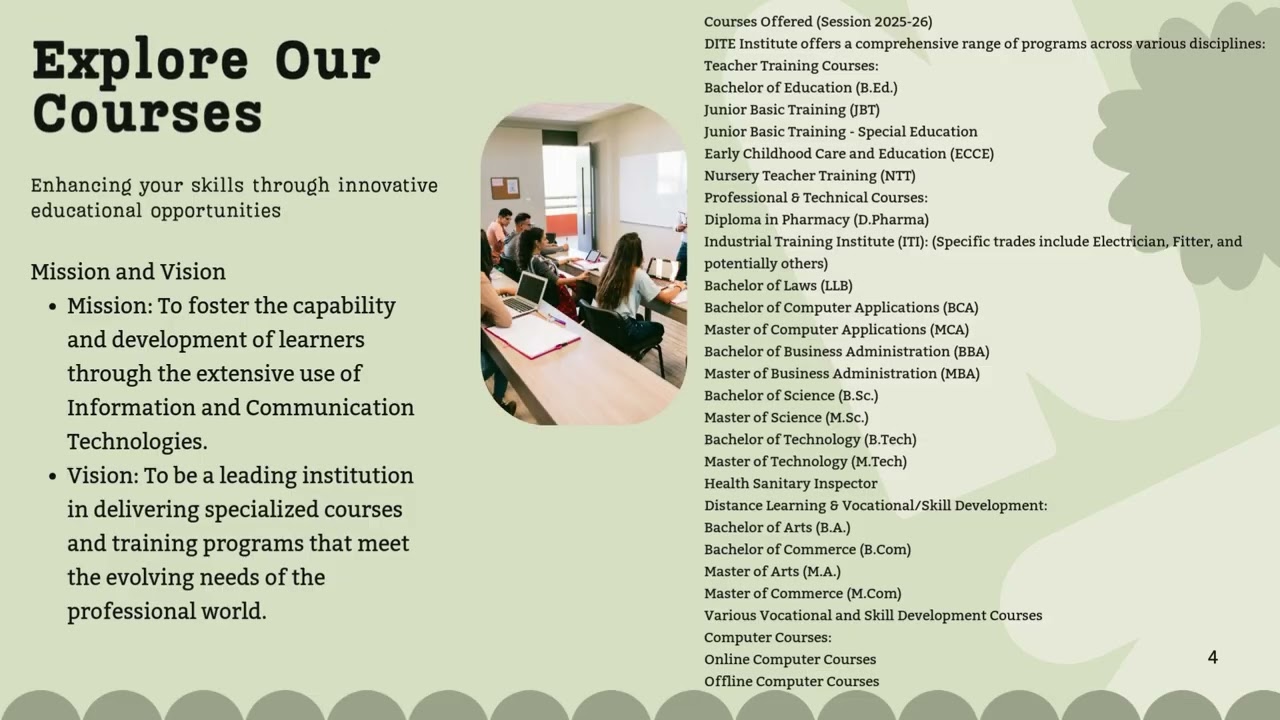 AdmissionOpen B.ed/jbt/D.Pharma/Special Education/ITI /vocational Courses