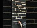 Amazing Decorative Brick Carving Technique on Exterior Wall | Fake Brick Wall Finishing Process