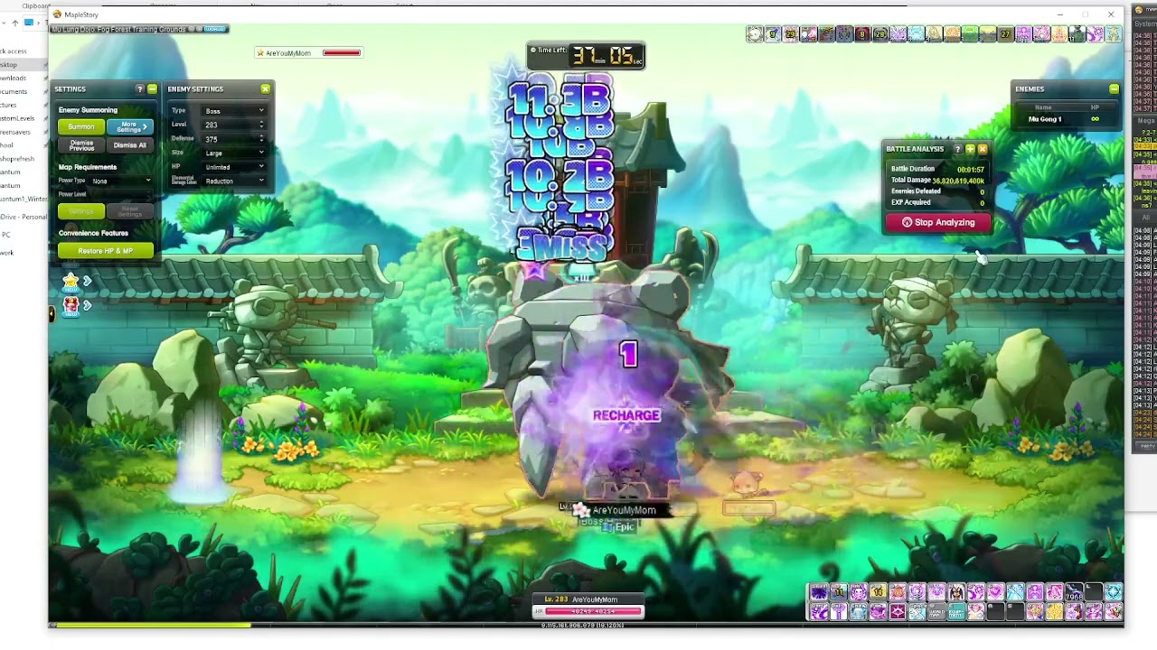 AreYouMyMom AB Gear + BA, Pre 6th job (New Age Update)