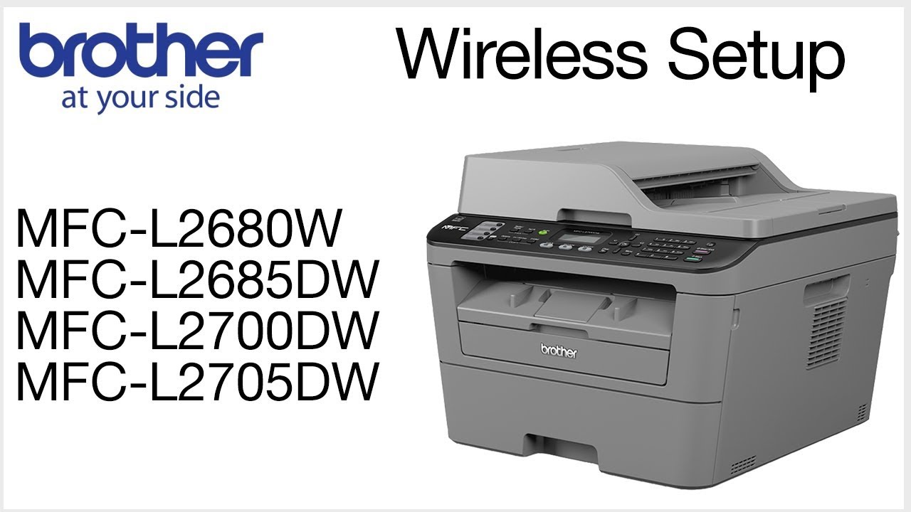 brother printer software install setup mfc l2705dw