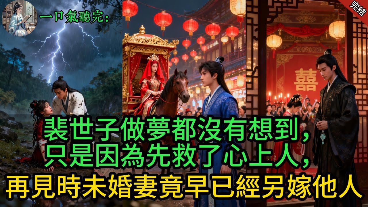 裴世子做夢都沒有想到，只是因為先救了心上人，再見時未婚妻竟早已經另嫁他人