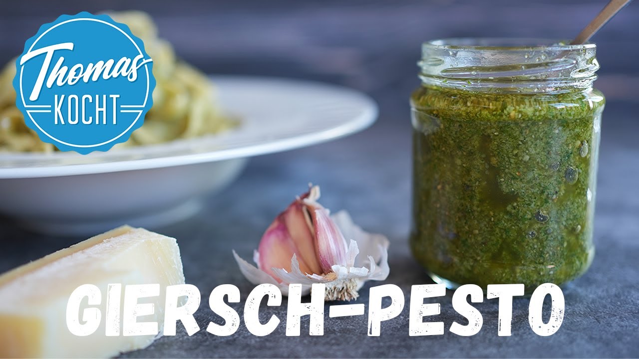 Giersch Pesto selber machen - Frühling im Glas