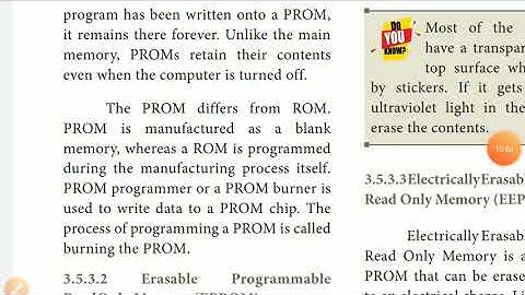 11th computer science Chapter 3 //Memory Devices (RAM, ROM, Cache) in Computer organization// vol 1