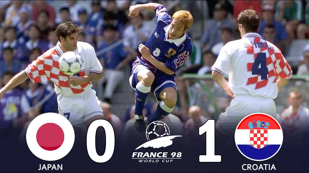 懐かしハイライト】日本代表 vs クロアチア代表 0-1 | 1998 W杯 - YouTube