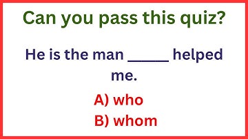 Only 1% can pass this quiz | English Grammar Test