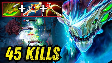 45Kills Hero Farming 🔥Divine Rapier + Swift Blink One Shot Builds 🔥 Morphling Dota 2