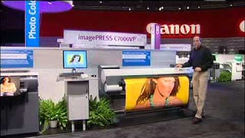 Canon imagePROGRAF large format printers 5 color 12 color introduction 2006