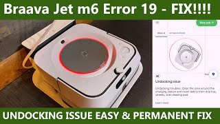 iRobot Braava Jet m6 Error 19 Undocking Problem FIX