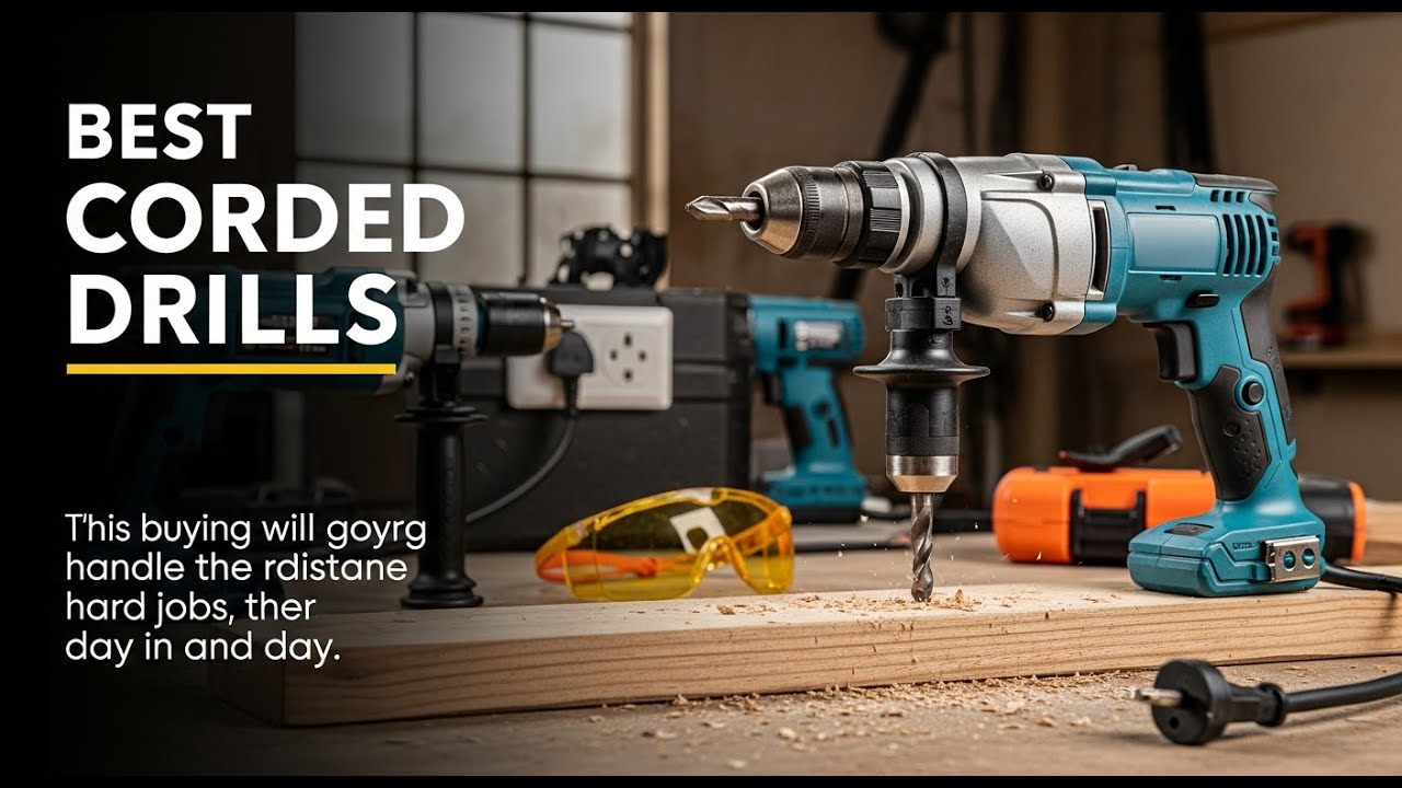 TOP 5 Best Corded Drills 2026 | The Drill Every Workshop Needs - YouTube