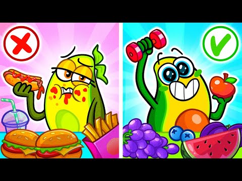 Avocado Couple's Healthy Cooking Challenge || Healthy Lifestyle and Bad Habits