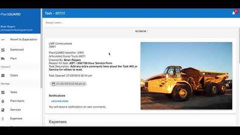 Creating a Task Work Order