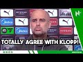 I completely agree with jurgen  pep responds to klopps rant over tv scheduling