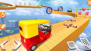 Tuk Tuk Stunt Race Master 3D🛵 || Crazy Tuk Tuk || Gameplay 04 || Driving Gameplay🛵💥