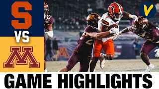 Syracuse vs Minnesota | Pinstripe Bowl | 2022 College Football Highlights