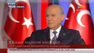 Mhp Lideri Devlet Bahçeli̇ Star Tv Ve Ntv Ortak Yayınında - Tamami-
