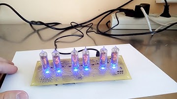 Плата часов на газоразрядных индикаторах ИН 16 своими руками