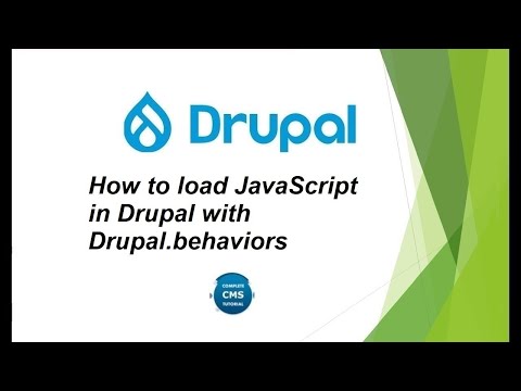 How to load JavaScript in Drupal with Drupal.behaviors | Drupal Behaviors Explained | With Examples