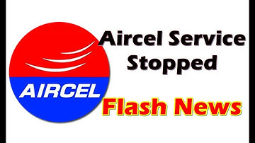 Flash News: Aircel Stopped their Service #MMTECH