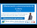 Diferenciación y posicionamiento Parte 3