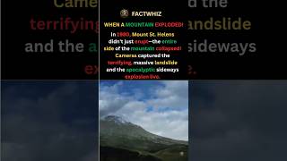 🌋 When a Mountain Exploded!.#shorts