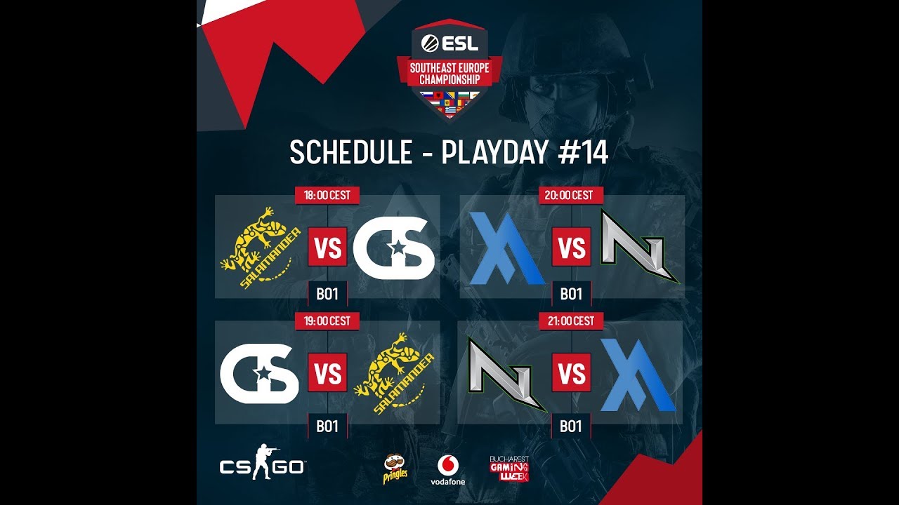 [ENG] ESL SEC CSGO Salamander Gaming vs. Dawn of Stars, FATE Esports vs. Nexus Gaming