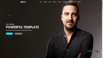 SPOTY - Onepage Multipurpose HTML Template        Newton Tranter