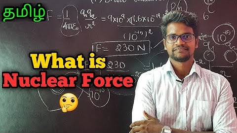 What|Is|Nuclear|Force|Physics 12|Tamil|Muruga MP