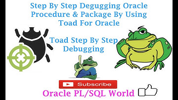 How to Debug Oracle Procedure | Package step by step with Toad For Oracle