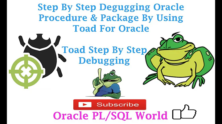 How to Debug Oracle Procedure | Package step by step with Toad For Oracle