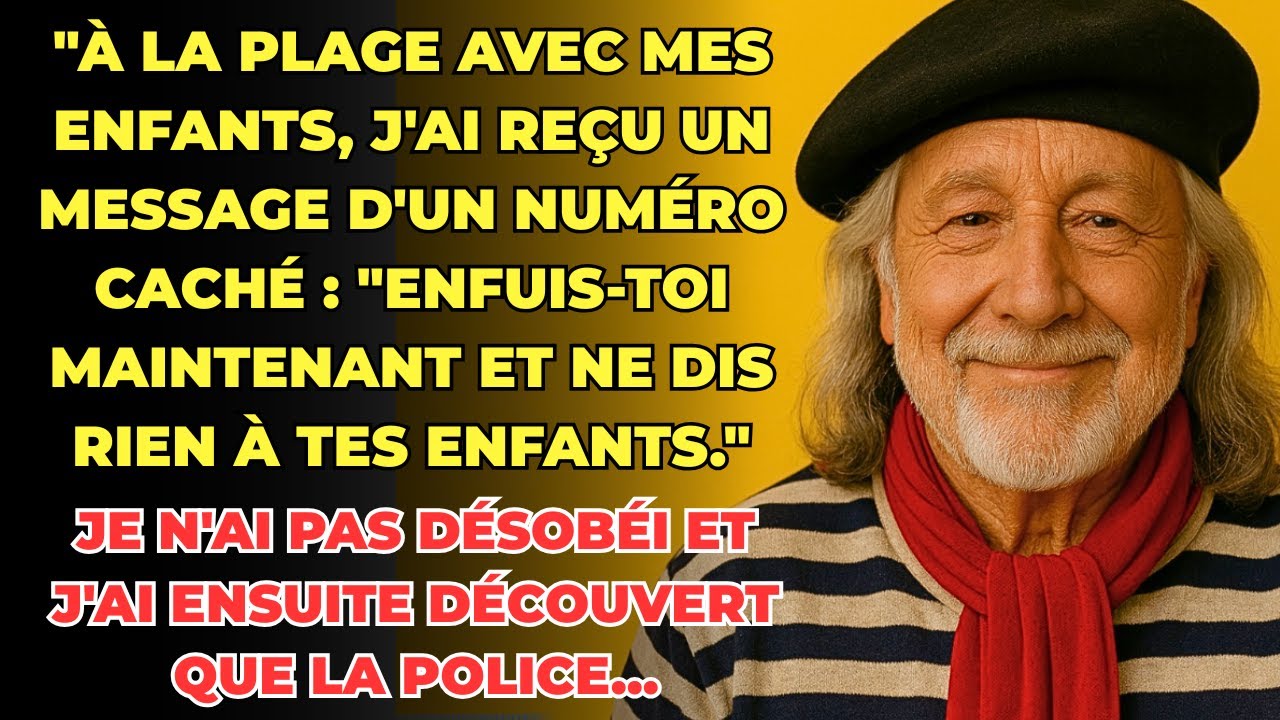 « Je suis resté figé sur le sable, un texto anonyme brûlant dans ma main : "Partez sans rien dire. Ne faites confiance à personne, surtout pas à vos enfants." Ma propre fille venait de trinquer...