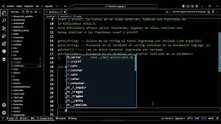 Video 41 Curso lenguaje C - Funciones gets, puts, getchar y putchar