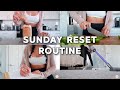 Sunday Reset Routine 2022 (CLEANING, GROCERIES, MEAL PREP,  WORKING OUT, WEEKLY PLANNING & MORE!)