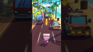 Konuşan Tom Kahraman Koşusu Angela Talking Tom Hero Dash Mertçe Eğlence Funny Kids Video