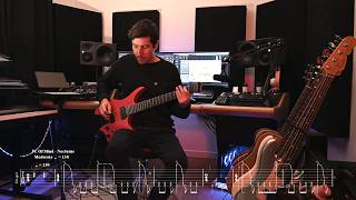 TESSERACT - Nocturne - Guitar Cover (with tabs)