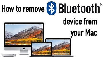 How to Remove Bluetooth  device (already paired) from your Mac