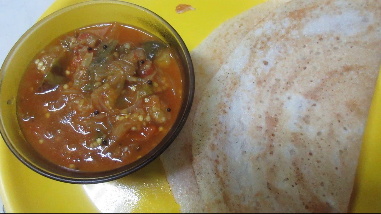 Brinjal recipe in tamil - kathrika tiffan kulambu in tamil | Haran