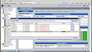 Dell EqualLogic GUI Firmware Upgrade