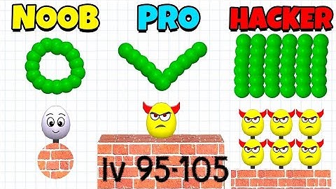 Draw To Smash Level 95-105 | Super Smart Puzzle Gameplay