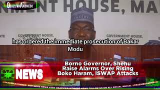 Borno Governor, Shehu Raise Alarms Over Rising Boko Haram, ISWAP Attacks