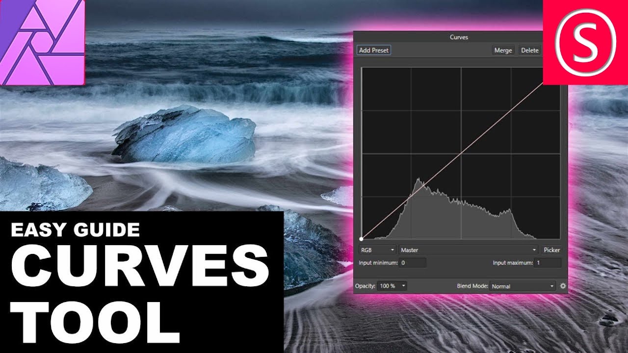 Curves Adjustment Explained Affinity Photo Beginners Tutorial YouTube