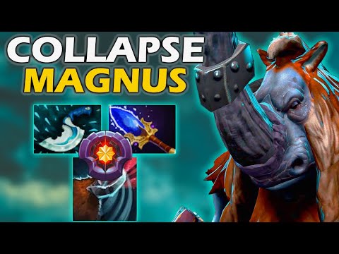 Видео: Коллапс на Сигнатурном Магнусе Уничтожил Карту! - Collapse Magnus 7.35 DOTA 2