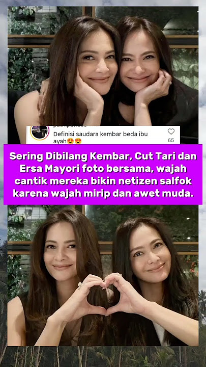 Beautiful Portraits of Cut Tari and Ersa Mayori, Who Are Often Mistaken for Twins Due to Their Si...