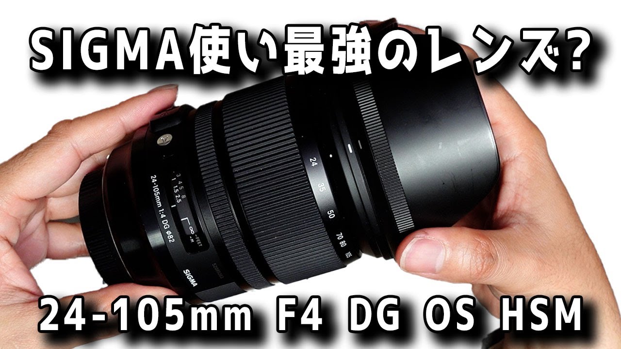 【まさか！？】SIGMAユーザー最強レンズ？24-105mm F4 DG OS HSMを試す！MOUNT CONVERTER MC-21、USB  DOCK UD-01とで3品の大盛り！