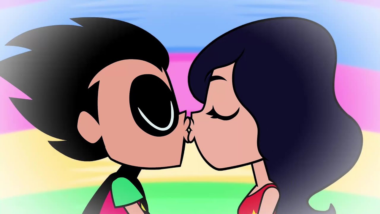 Os Jovens Titãs em Ação - O Beijo Romântico - Desenho Animado - YouTube